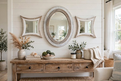 Set farmhouse mirrors - set,